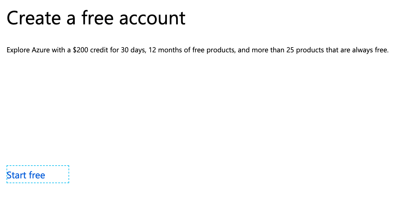 Create account